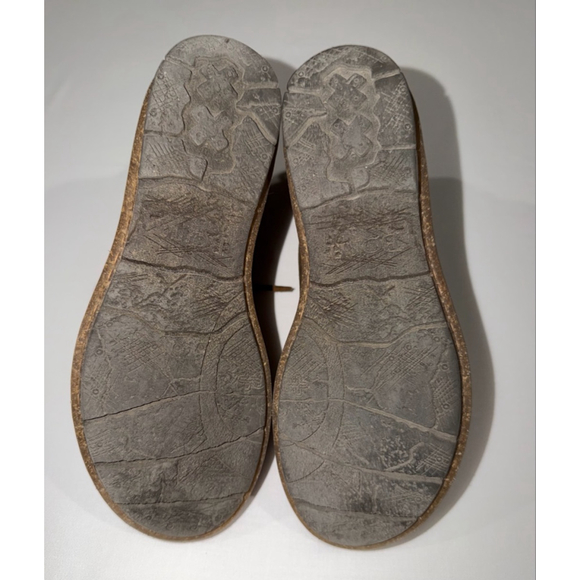 BØRN Temple Suede Leather Ankle Boot Boho Rustic Lace-Up Brown Women 7.5 Comfort - Picture 6 of 8